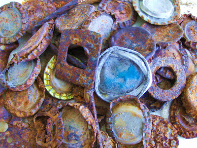 Image result for rusty bottle cap photos